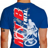 camiseta trial mountain bike - azul