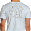 Camiseta - Boliche - Diversas Posições e Postura Costas Branca