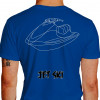 Camiseta - Jet Ski - Wave Blaster Competição Divisão Sport Costas Azul