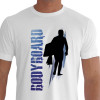 Camiseta - Bodyboard - Texto Efeito Água Bodyboarder Nadadeiras Lisa