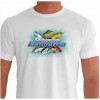 Camiseta - Pesca Esportiva - Seis Melhores Peixes Pescaria Frente Branca