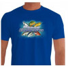 Camiseta - Pesca Esportiva - Seis Melhores Peixes Pescaria Frente Azul