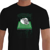 camiseta ads futebol americano - preta
