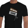 Camiseta - Escalada - Livre Tradicional Dois Extremos Escaladores Preta