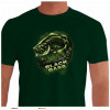 Camiseta - Pesca Esportiva -  Voraz Agressivo e Combatente Pesca Peixe Black Bass Frente Verde