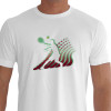 camiseta bola tenis - branca