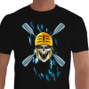 Canoagem - Caveira Canoeira Remos e Capacete