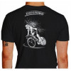 Camiseta - Ciclismo - Biker Pedalando Contra o Relógio Aerodinâmica Costas Preta