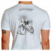 Camiseta - Ciclismo - Biker Pedalando Contra o Relógio Aerodinâmica Costas Branca