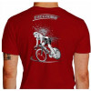 Camiseta - Ciclismo - Biker Pedalando Contra o Relógio Aerodinâmica Costas Vermelha