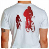 Camiseta - Ciclismo - Ciclista Sobrando na Roda Treinamento Competição Estrada Cidade Costas Branca
