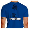 Camiseta - Trekking - Pegada Bota Costas Azul