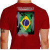 Camiseta - Triatlhon - Competidores Triatletas Brasil Costas Vermelha