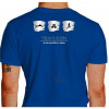Camiseta - Triatlhon - A Dor Purifica a Alma Flores Triatletas Costas Azul