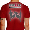 Camiseta - Triatlhon - Campeonato Ironman Figuras Triatletas Costas Vermelha