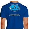 Camiseta - Triatlhon - Gráfico Triatletas Todo Mundo tem um Limite, o meu é Acima de Todos Costas Azul