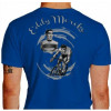 Camiseta - Ciclismo - Ciclista Lenda Eddy Merckx Competindo Costas Azul