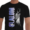 Camiseta - Esqui Aquático - Slalom Esquiador Texto Efeito Água
