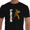 Camiseta - Beisebol - Rebatedor Posição de Tacada Preta