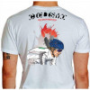 Camiseta - Ciclismo - Ciclista Concentração Prova Frase Mens Sana in Corpore Sano Costas Branca
