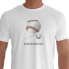 Camiseta - Beisebol - Bola Baseball Profissional Base Taco de Madeira Branca