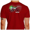 Camiseta - Ciclismo - Camelo Magrela Réca Efeito Luz Fundo Costas Vermelha