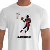 Camiseta - Basquete - Michael Jordan 23 Lenda Branca