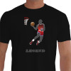 Camiseta - Basquete - Michael Jordan 23 Lenda Preta