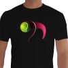 camiseta lijs tenis - preta