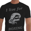 Camiseta LIVE FOR BOXE - 100% Algodão