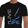 Camiseta LIVE LIVE Windsurf - preta