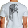 Camiseta - Ciclismo - Ciclista Correndo Sombra Nome de Lendas Bikers Costas Branca
