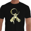 Camiseta - Bungee Jump - Salto Pela Cintura Visto de Cima Preta