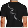 Camiseta - Ciclismo - Corrente Ciclismo Bike Efeito Sombras Coloridas Costas Preta