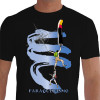 camiseta thes paraquedismo - preta