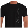 Camiseta - Capoeira - Roda de Capoeira Pôr do Sol Fuga Aú Lisa Frente