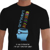 Camiseta Creative Mind Paraquedismo - preta