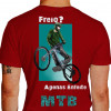 camisetas freio mountain bike - vermelha