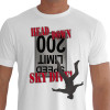 Camiseta Speed Limit Paraquedismo - branca