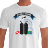 Camiseta de Mergulho Cilindros - 100% Algodão Premium