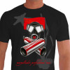 Camiseta - Mergulho - Cilindros & Máscara Mergulhador Profissional Raso - preta