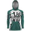 Combo Camisa com capuz hardy protection Pintado Verde + Máscara - PESCA ESPORTIVA DRYUV50