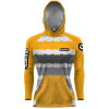 Camiseta com capuz hardy protection Tambaqui Amarelo - PESCA ESPORTIVA DRYUV50