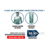 Combo Camisa com capuz hardy protection Fly Verde + Máscara - PESCA ESPORTIVA DRYUV50