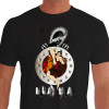 Camiseta de Muay Thai Dragon Fighter - Preta