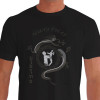 Camiseta de Muay Thai Dragon Joelhada - Preta