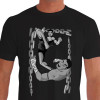 Camiseta de Muay Thai Fight KO - Preta