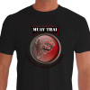 Camiseta de Muay Thai Força pra Lutar - Preta