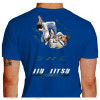 Camiseta - Jiu-Jitsu - Na Essência Somos Iguais nas Diferenças nos Respeitamos Lisa Costas Azul