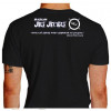 Camiseta - Jiu-Jitsu - Frase Mestre Hélio Gracie Faixa só Serve para Segurar as Calças Lisa Costas Preta